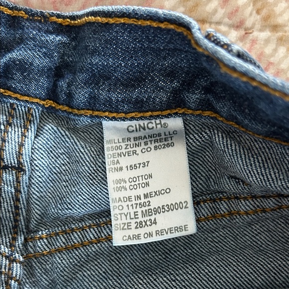 Cinch Relaxed Fit Dark Blue Jeans - Picture 2 of 8